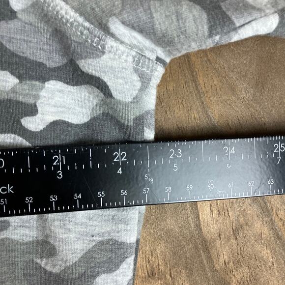 Eddie Bauer Women Jacket Gray Camo Full Zip Hooded Pocket Modal Blend Stretch XL - Picture 8 of 12